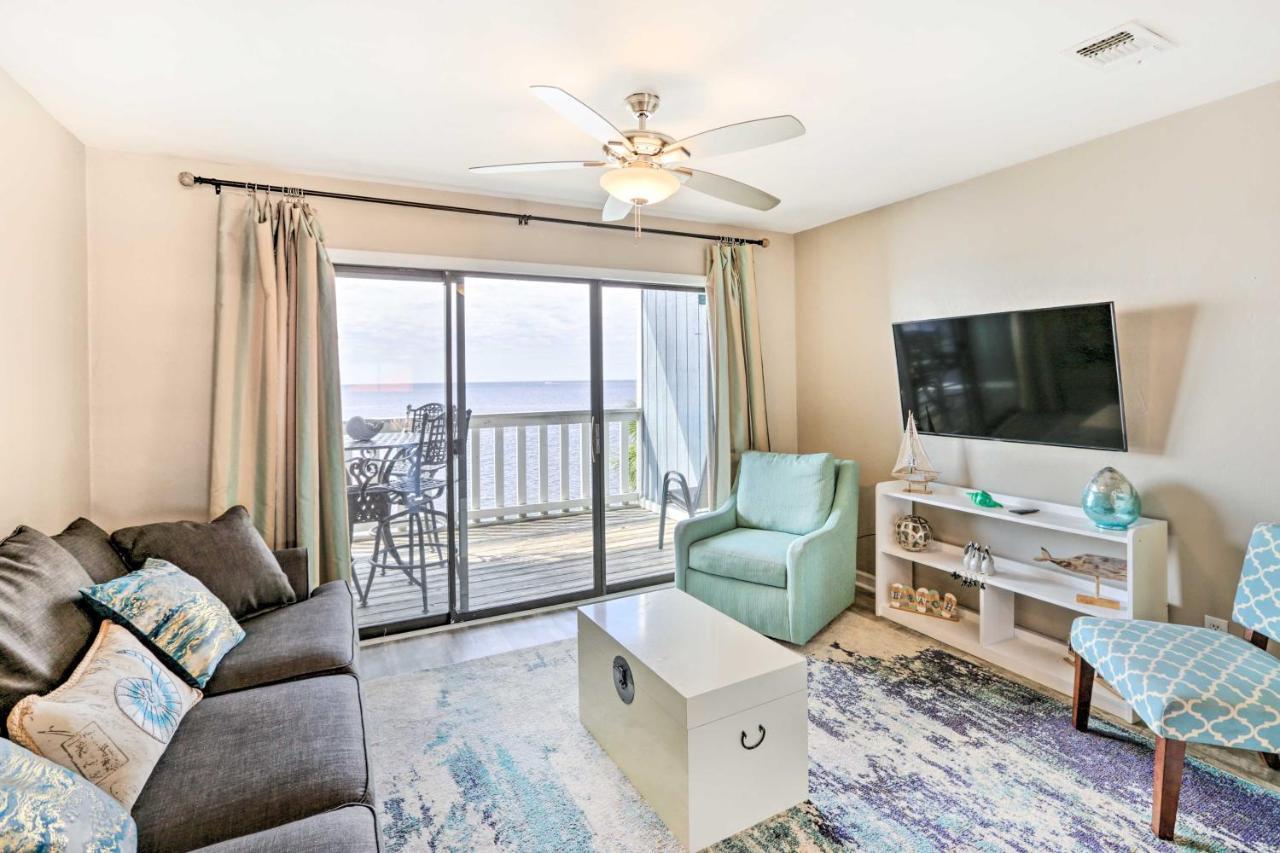 Waterfront Escape With Balcony On Shell Point Beach! Panacea Exterior foto